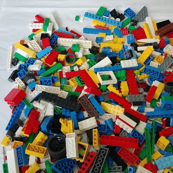 Lego building bricks parts 4 pounds random Set #2 - Picture 2 of 9